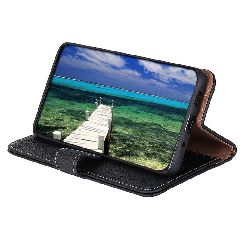 Κάλυμμα Realme C35 Khazneh Lychee Leather